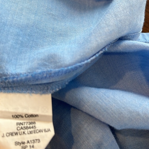 J CREW TUNIC STYLE COTTON TOP SIZE LARGE - Picture 4 of 5